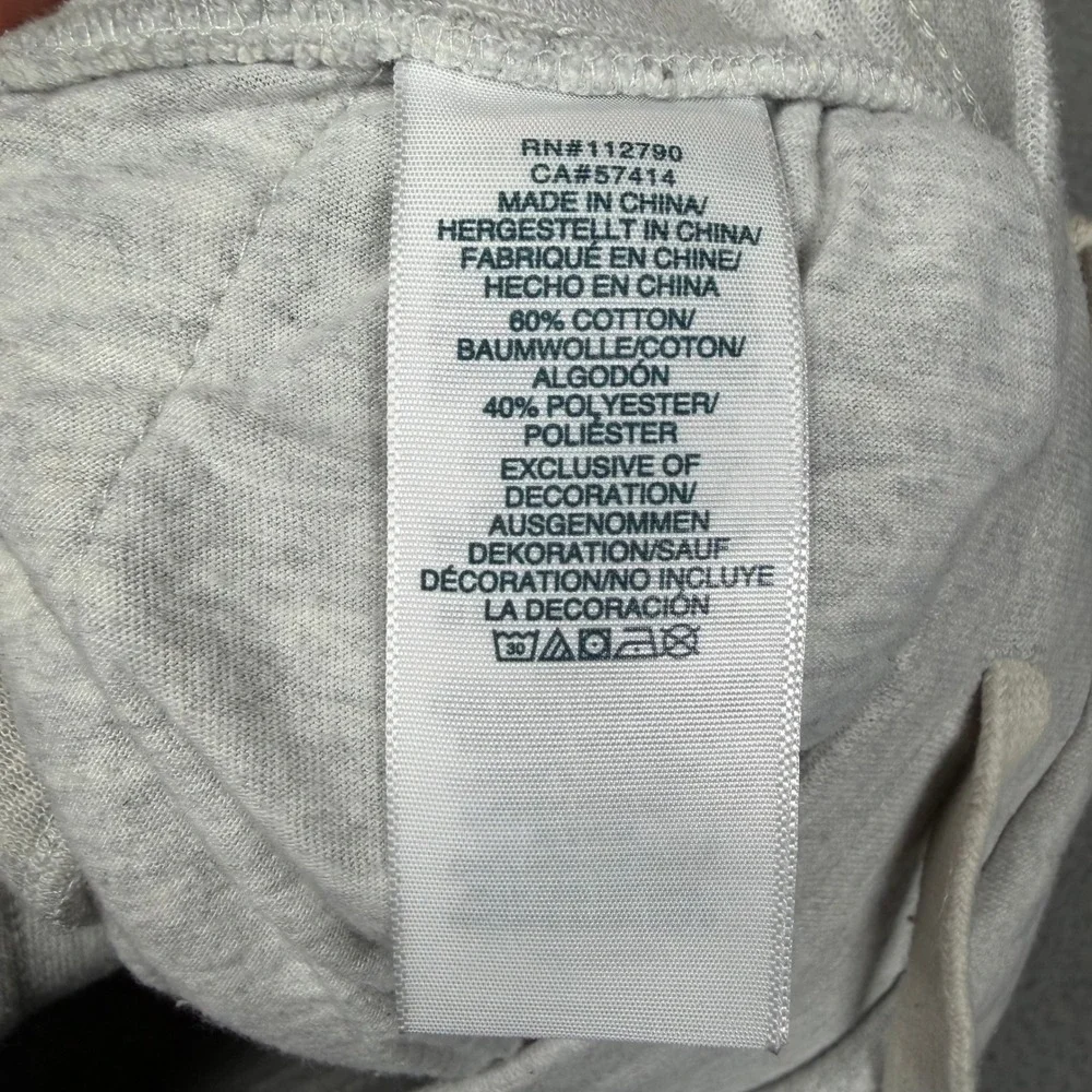 True Religion Mens‎ Heather Gray Horseshoe Logo Jogger Sweatpants Small S Gray